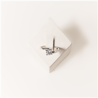Anello Donna in Oro bianco Diamante Monaldi Gioielli AS5700SE